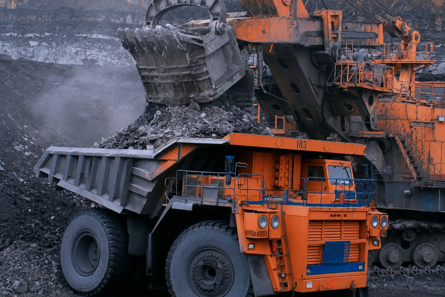 Mining haul truck